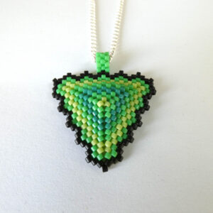Green Peyote Triangle