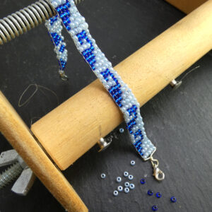 Blue Wave Loomwork Bracelet