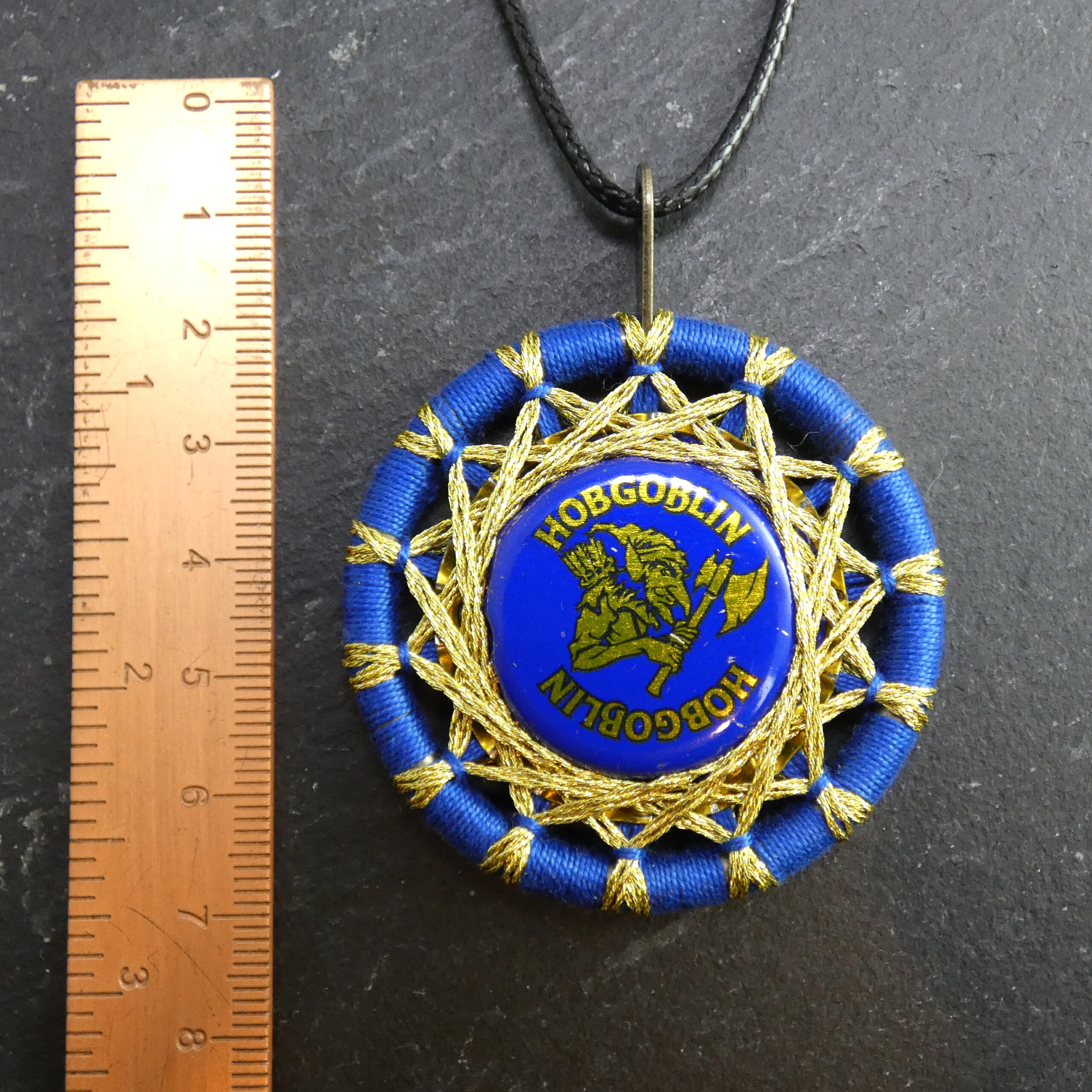Hobgoblin Bottle Cap Zwirnknopfe Pendant - Image 4