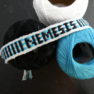 "Nemesis" Inkle Loom Woven Friendship Bracelet