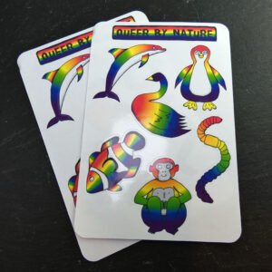 Queer By Nature Stickers