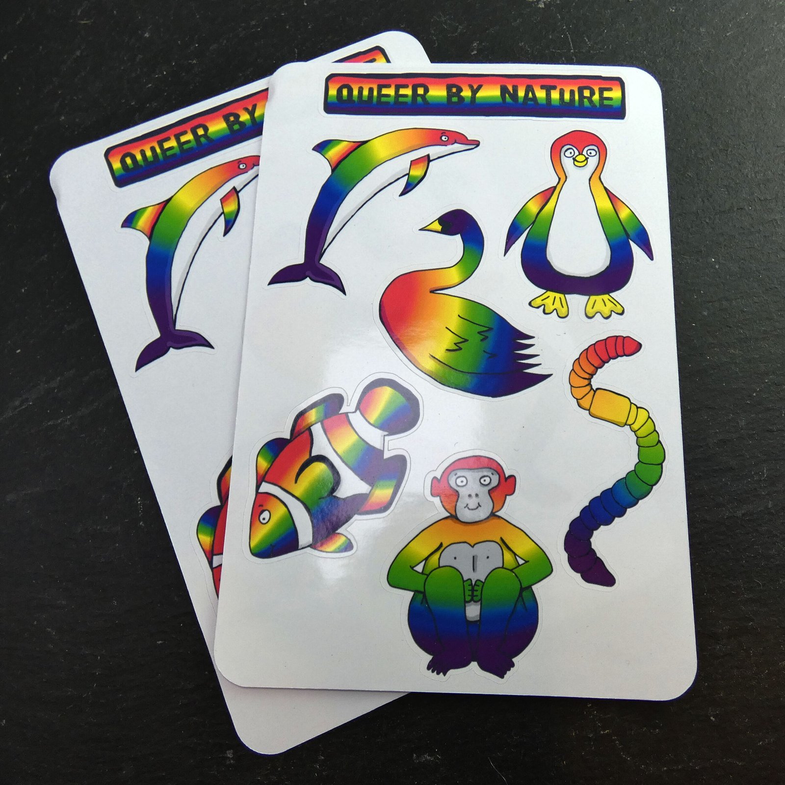 Queer By Nature Stickers